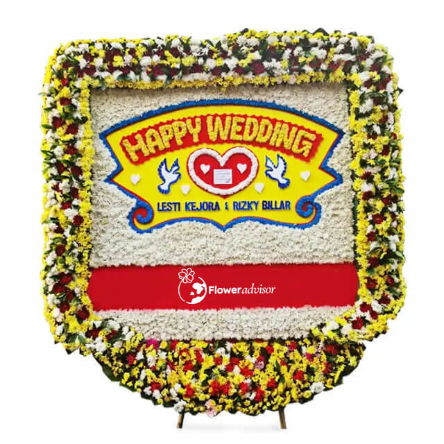 Papan Bunga Pernikahan