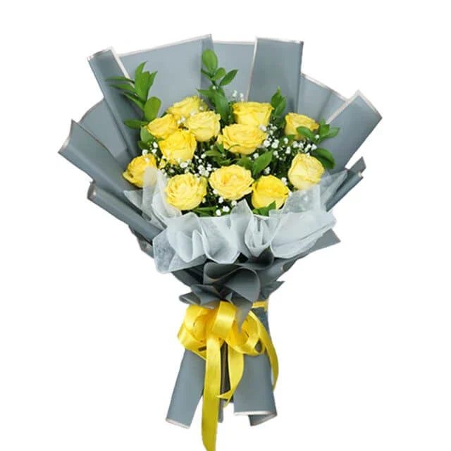 Wonder Yellow Rose Bouquet