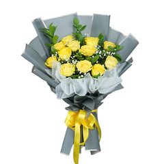 Wonder Yellow Rose Bouquet
