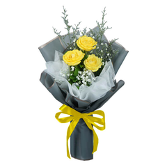 Wonder Yellow Rose Bouquet