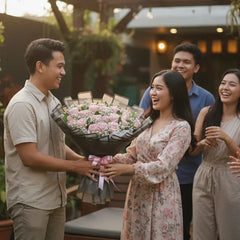 Wonder Pink Rose Bouquet