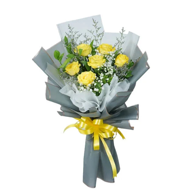 Wonder Yellow Rose Bouquet