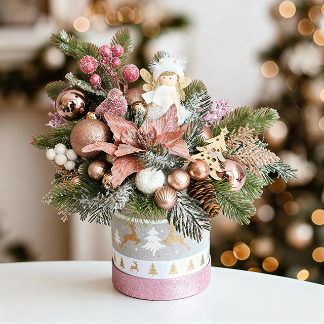 Christmas Box Series Winter Rosy Angel