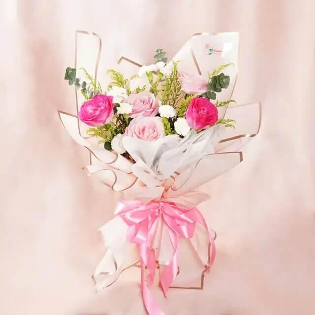 Rangkaian Mawar Pink - Serenity
