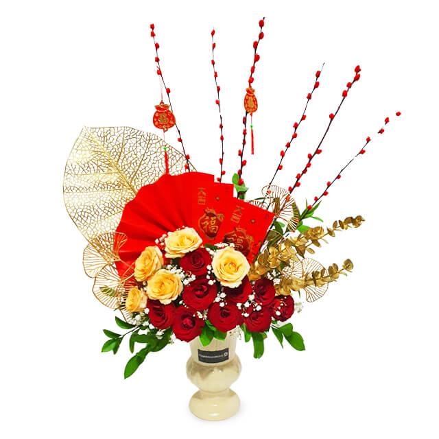 Elegant Flowers of Luck - Bunga Imlek