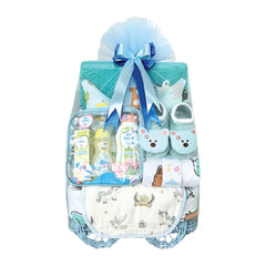Hadiah bayi lucu dengan aksesori lengkap, ideal dari online florist untuk hadiah spesial