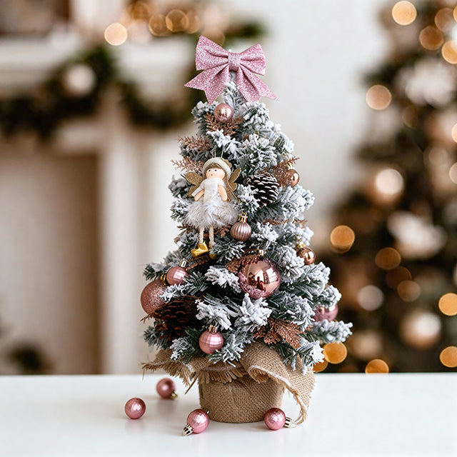 Blush Winter Angel Tree