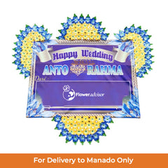Papan Bunga Pernikahan Flower Blooming