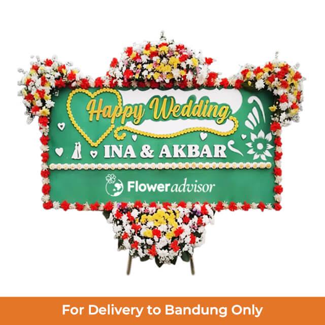 Papan Bunga Pernikahan Tunas Cinta