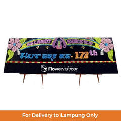 Papan Bunga Gandeng Selamat dan Sukses Selalu