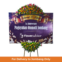 Papan Bunga Selamat Sukses Nirwana