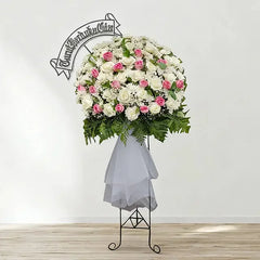 Pure Condolence Standing Flower