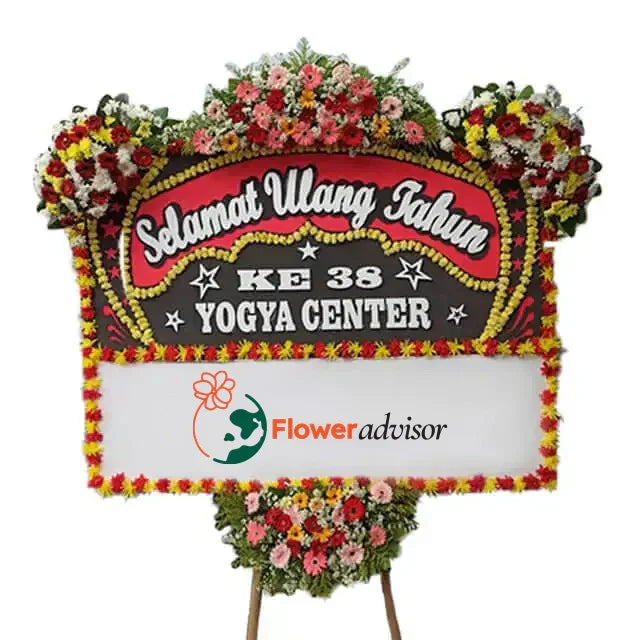 Bunga ucapan Selamat Ulang Tahun ke-38 Yogya Center dari online florist terpercaya