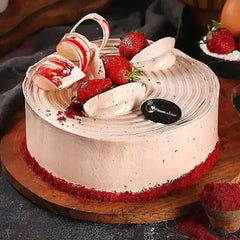 Deluxe Red Velvet Nutella Cake