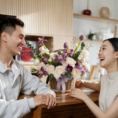 Velvet Violet Basket