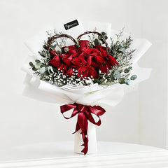 Red Rose Bouquet - I Heart You Lots