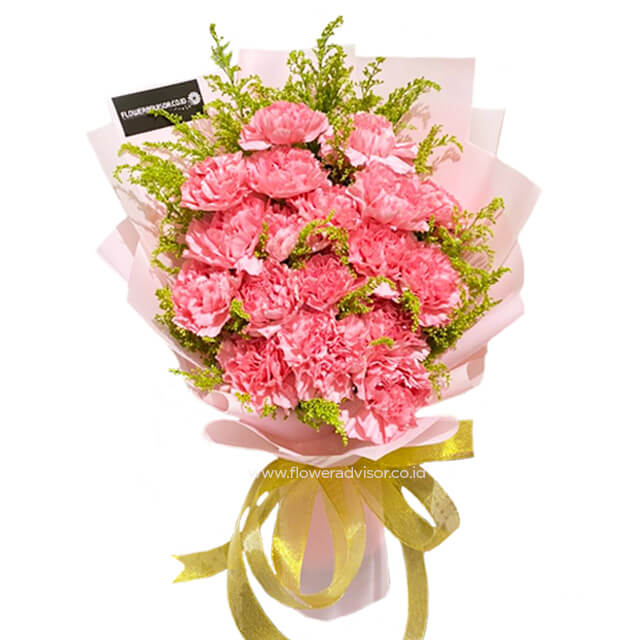 Love You Everyday - Elegant Pink Carnations