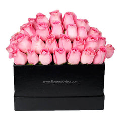 40 Pink Roses