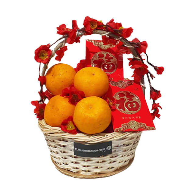 Red and Orange - Hampers Jeruk Imlek 2025