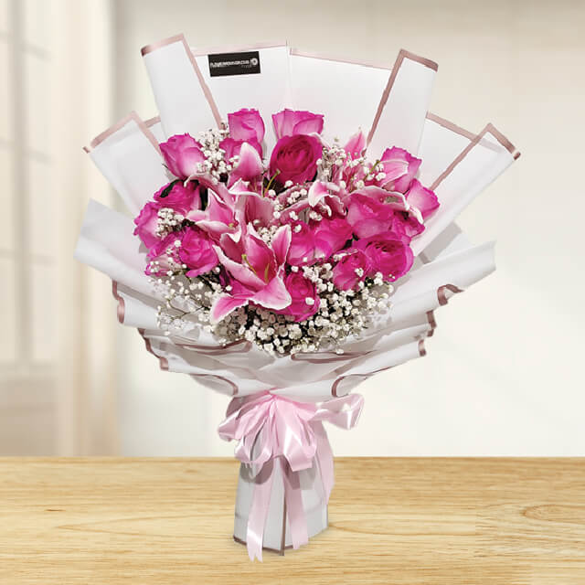Thinking Of Us - Chic Pink Bouquet