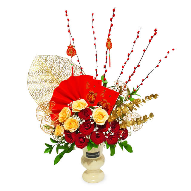 Elegant Flowers of Luck - Bunga Imlek 2025