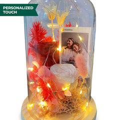 Everlasting Love Large Dome free LED lights