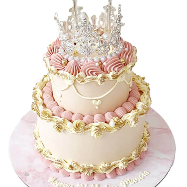 2 Tiers Cake D 14 - D 10