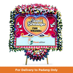 Bunga Papan Pernikahan Eternal Love