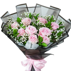 Charming Pink Rose Bouquet - Wonder Flamingo Pink Rose