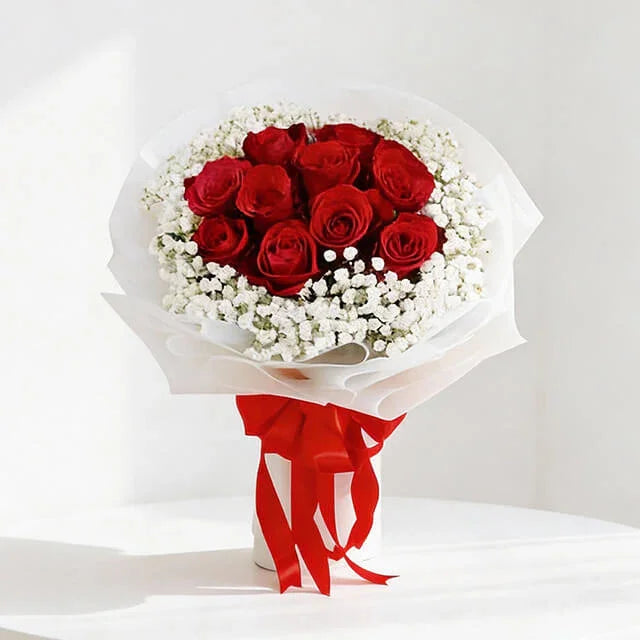 Elegant Red Roses Bouquet Jacqueline Vday