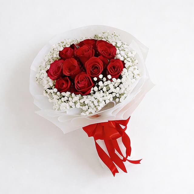 Elegant Red Roses Bouquet Jacqueline Vday