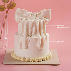 2 tiers fresh cream cake