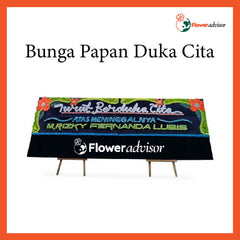 Custom Karangan Bunga Papan Duka Cita - Gandeng