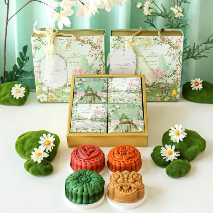 HALAL Mooncake Paket Bundle Paket isi 4 - Mid Autumn Festival 2024
