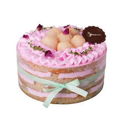 Lychee Rose Ice Tea Cake