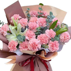 Buket Bunga Valentine Carnation Charm - VDAY 2025