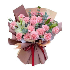 Buket Bunga Valentine Carnation Charm - VDAY 2025