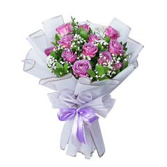 Buket Bunga Valentine Wonder Imperial Purple Rose - VDAY 2025