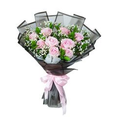 Buket Bunga Valentine Wonder Flamingo Pink Rose - VDAY