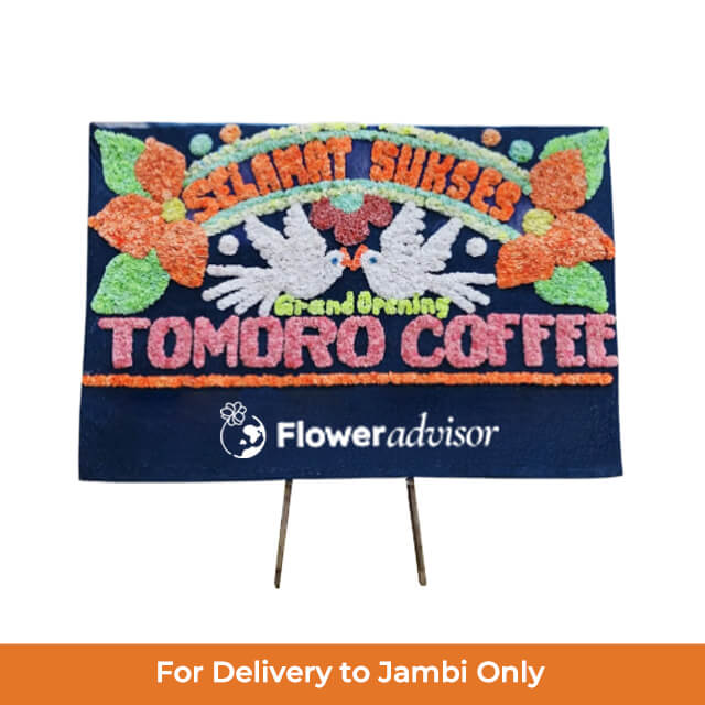 Papan Bunga Ucapan Selamat Sukses Simple