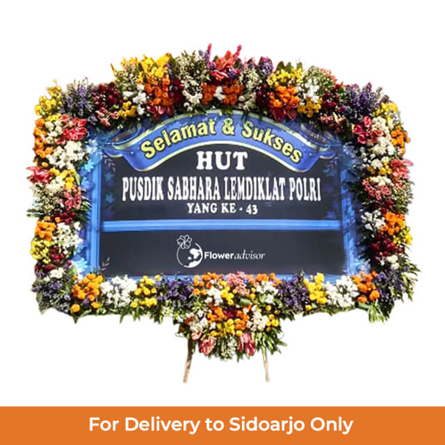 Papan Bunga Ucapan Selamat dan Sukses Long Trip Success