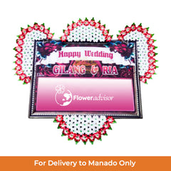 Papan Bunga Pernikahan Lasted Forever