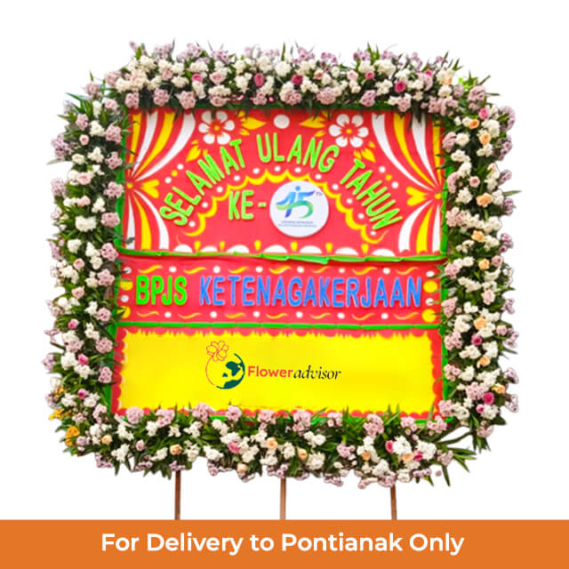 Papan Bunga Selamat Ulang Tahun Long Live