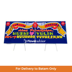 Papan Bunga Pernikahan Seroja