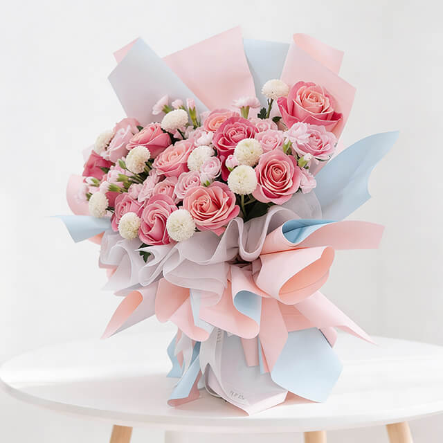 Vivid Rose Mosaic - Vday