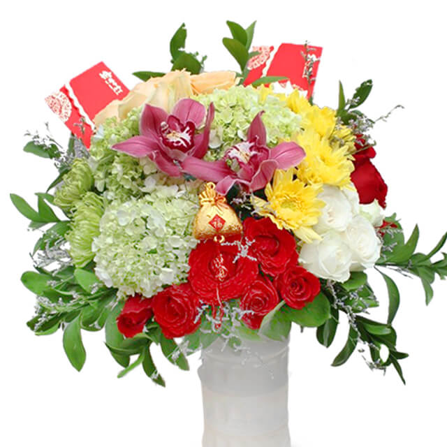 Prosperous Blessing - Rangkaian Bunga Imlek 2025