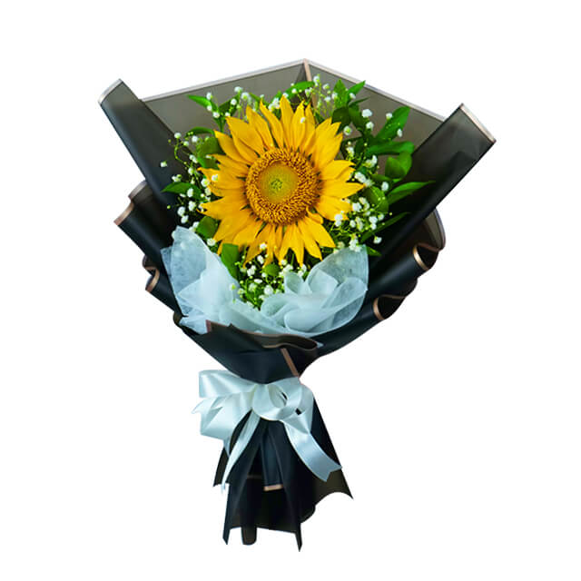 (Special Offer) My Sunflower - Single Sunflower Bouquet
