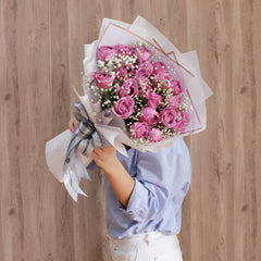 Buket Mawar Ungu Mewah - Purple You