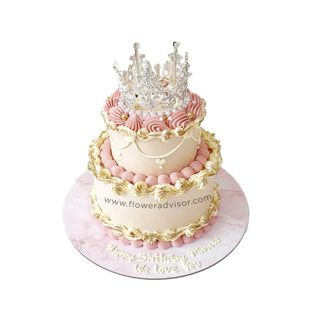 2 Tiers Cake D 14 - D 10