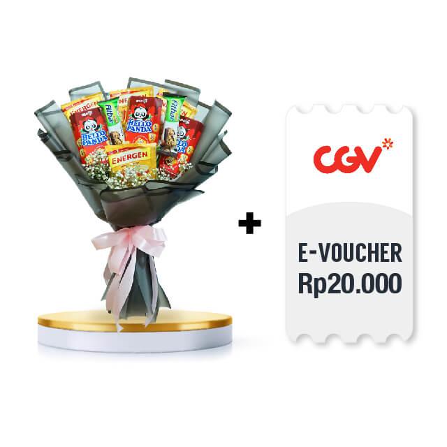 Flavors in Bloom with E voucher CGV Rp 20.000